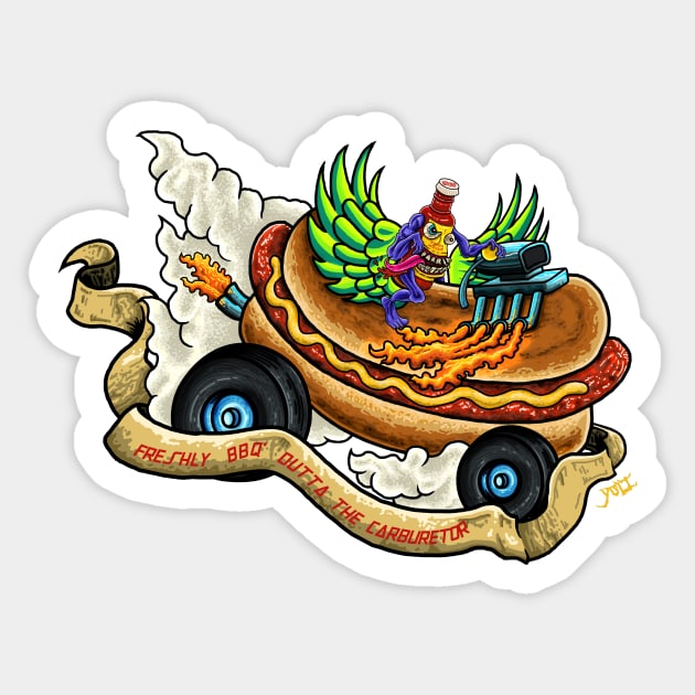 Hotrod Racer Sticker by Predator